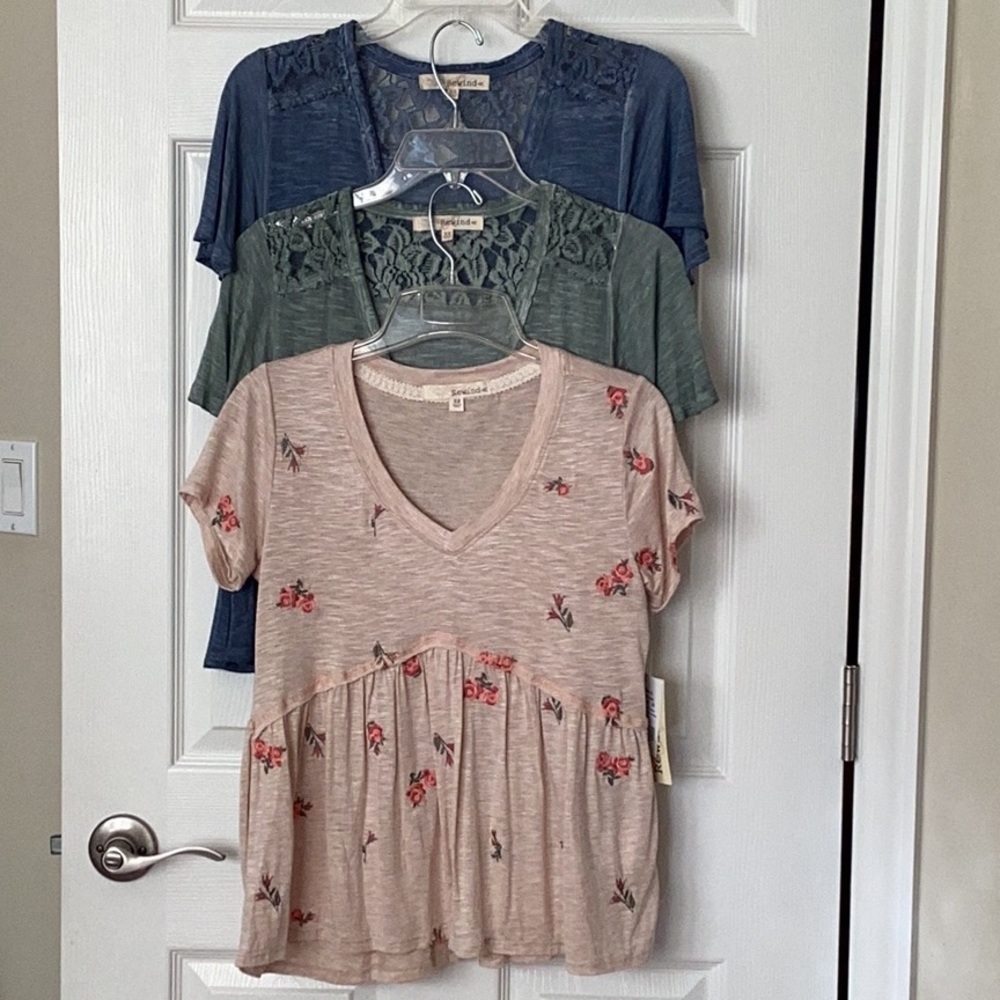 Bundle of 3 REWIND peplum tops XS